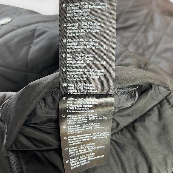 Barbour Powell Quilted Jacket Men's XL Black - Picture 6 of 10